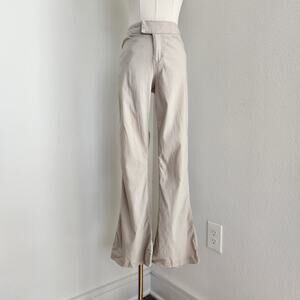 Y2K Limited Too Beige Flare Leg Mid Rise Stretch Pants Basic 0